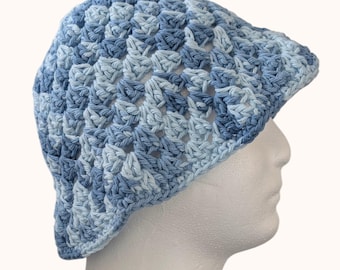 Crochet Bucket Hat 100% Cotton