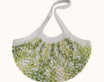 Crochet market bag, 100% cotton