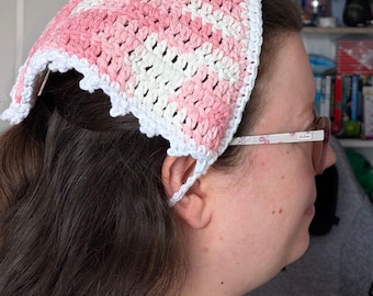 Crochet Bandana 100% Cotton