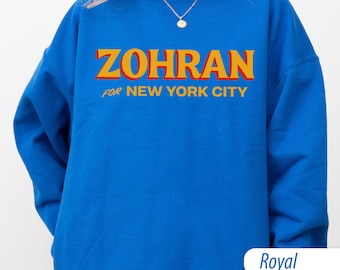 ZOHRAN for NYC Retro Sweatshirt and Hoodie, Political Pride Sweater