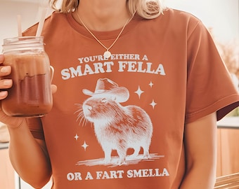 Funny Capybara Comfort Colors T-Shirt: Retro 90s Vintage Tee