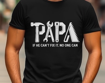 Funny Papa Tool T-Shirt: Handy Dad Fix-It Gift