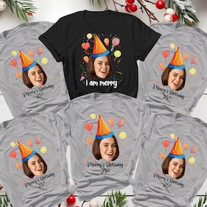 Custom Birthday Photo Party Group Shirt, Valentine Day Gift Shirt, Custom Photo Shirt, Custom Shirts, Custom Party Shirt, Custom Designs