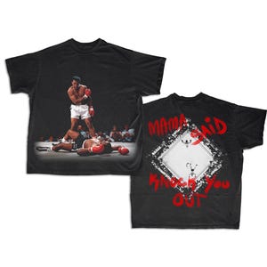Mama Said Knock You Out T-shirt oversize aderente