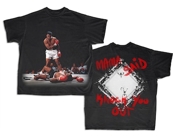 Mama Said Knock You Out Oversized Box Fit T-Shirt