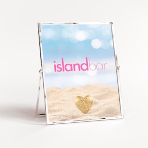 Editable Bachelorette Island Bar Sign, Tropical Beach Theme (Digital File)