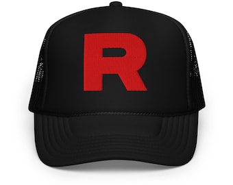 Gorra trucker snapback de espuma Team Rocket