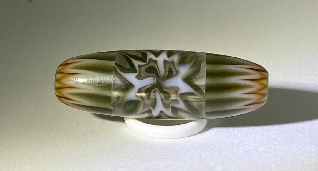 Seymour Fusion Chevron With Crystal Jazz Center in Forest Etsy