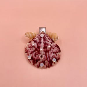 Ocean Jewel - Swarovski Crystal Embellished Seashell Hair Clip