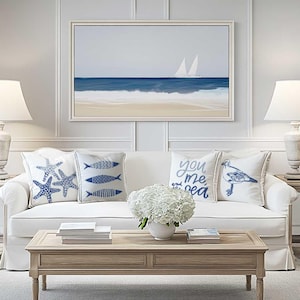COASTAL FOUR, Anette Eriksson, cross stitch pattern, blue