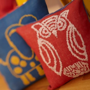Needlepoint pattern, OWL
