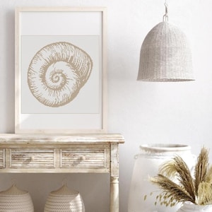 Cross stitch pattern, SHELL 1