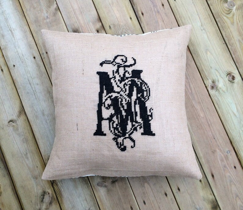MONOGRAM needlepoint pattern Etsy
