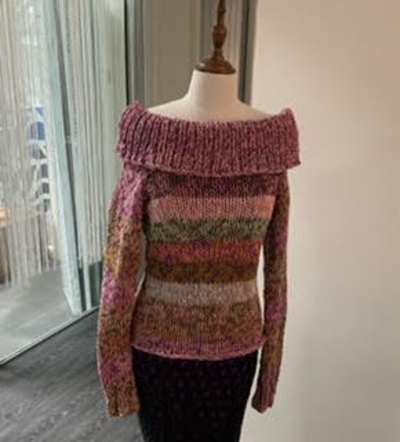 Knitting Pattern BARDOT JUMPER - Etsy UK