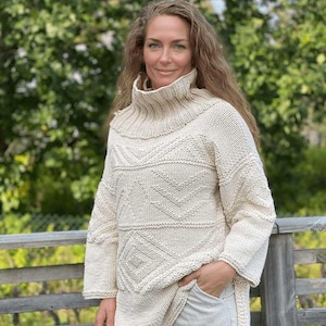Handknitted CHUNKY SWEATER, #143