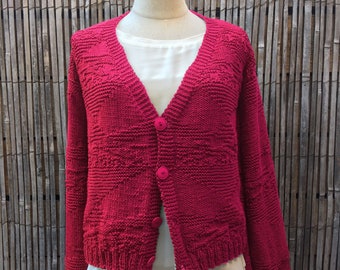 Knitting pattern, TEXTURED CARDIGAN, #142