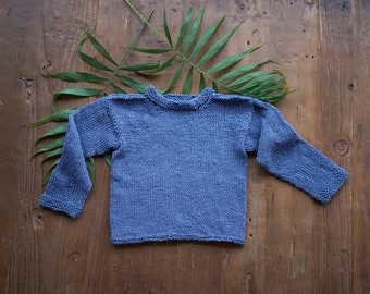 KIDS JUMPER, knitting pattern, eco cotton, #110