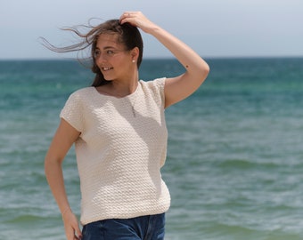 T-SHIRT, knitting pattern, #132