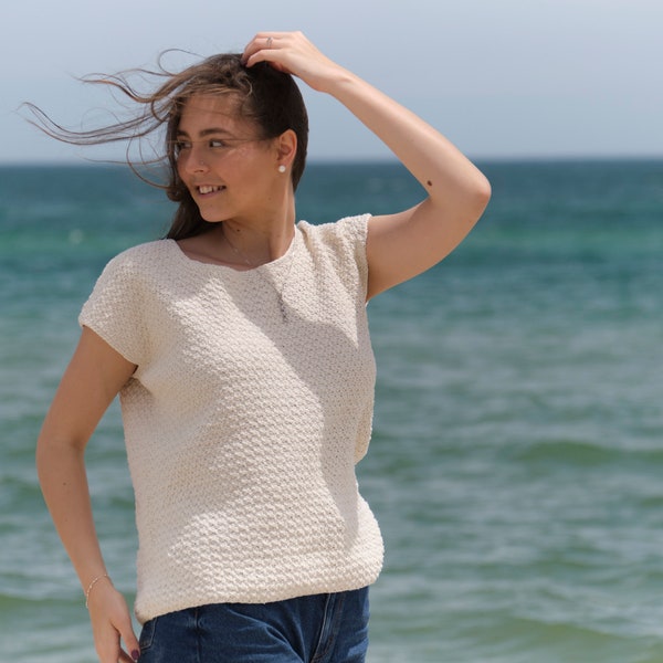 T-SHIRT, knitting pattern, #132