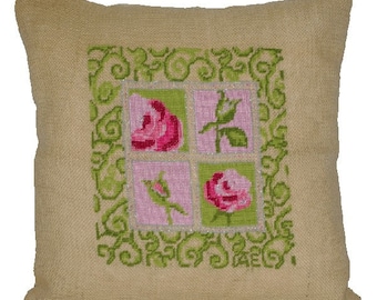 Cross stitch pattern, COUNTRY ROSE