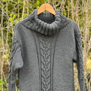 Knitting pattern, CABLE ROLL NECK, 179 image 2