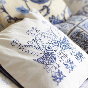 Anette Eriksson Embroidery pattern, SCANDI BIRDS,
