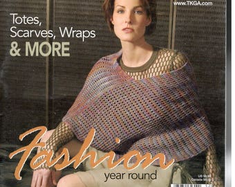 Revista Cast On Knitting Patterns Tote Scarf Wrap Knit Patterns Mayo 2005 BK4231