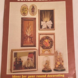 Handcrafting with Cones Seeds Pods Vintage 1970s Book of Nature Crafts Repurposing Found Items B004