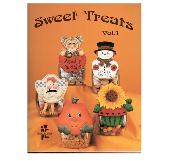 sweet treats vol 1 tole paint patterns jar decorations etsy