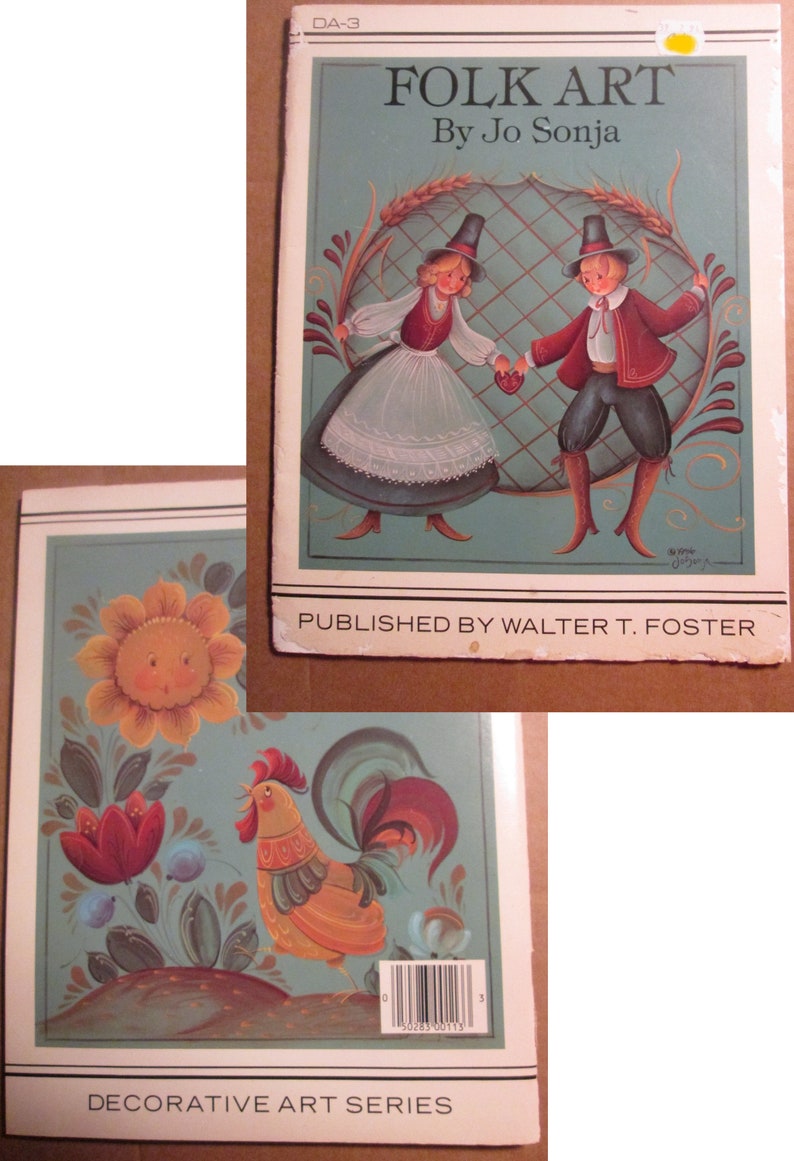 Folk Art Painting Book Tole Painting Techniques Vintage Etsy