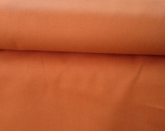 Burnt Orange Canvas Fabric Duck Cloth 58" wide 9 oz Cotton BTY for Home Decor Craft Projects F0017