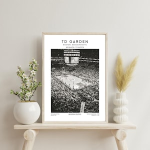 TD Garden Stadion Poster - Boston Sports Arena Poster