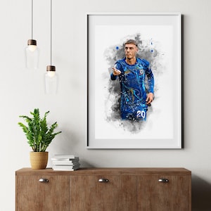 Cole Palmer Football Poster – Football Fans Wall Print