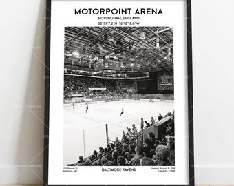 Motorpoint Arena Stadium Poster Print – Nottingham Hockey Wall Art