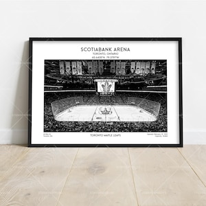 Scotiabank Arena Poster – Toronto Hockey Stadium Wall Art Print