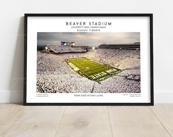 Beaver Stadium – Pen State Football Poster Print