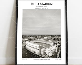 Ohio Stadium Poster Print – Ohio State Football Wall Art