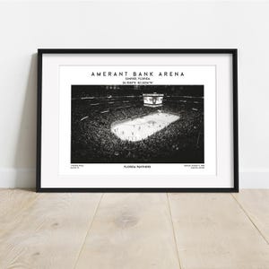 Amerant Bank Arena Poster – Florida Hockey Stadium Wall Art Print
