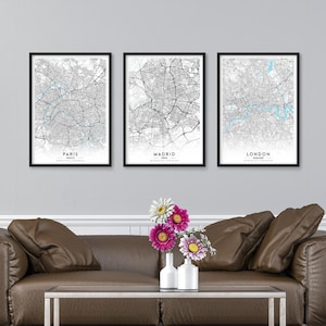 Elke locatiekaartposter - aangepaste kaartafdrukken – aangepaste locatie muurkunst - stadskaartafdruk