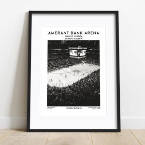 Amerant Bank Arena  – Florida Hockey Stadium Poster Print