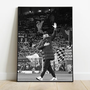 Iconic Football Manager Print - Jurgen Klopp Poster Print - Football Wall Art