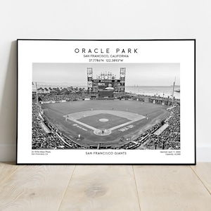 Orakel Park Stadion Poster, San Francisco Baseball Stadion Wand Kunstdruck