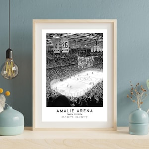 Amalie Arena Poster – Florida Hockey Stadium Wall Art Print