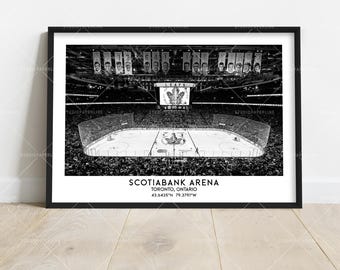 Scotiabank Arena – Toronto Hockey Stadium Poster Print