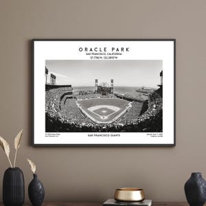 ORAKEL PARK Baseball Stadion Poster – San Francisco Baseball Field Druck