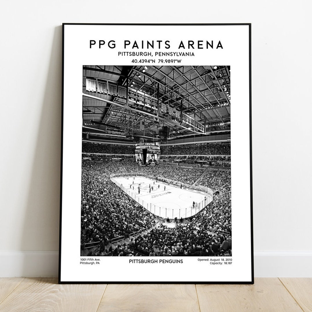 PPG Paints Arena Poster Print, Pittsburgh Hockey Stadium Wall Art - Etsy, image size:1080x1080
