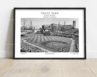 Truist Park Poster – Atlanta Baseball Stadium Wall Art