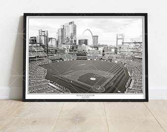 Busch Stadium Poster Print – St. Louis Baseball Wall Art