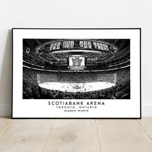 Scotiabank Arena Druck, Toronto Hockeystadien Wandkunst
