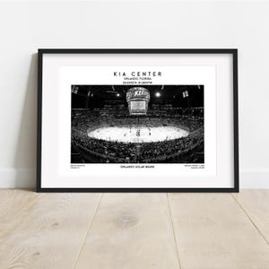Kia Center Poster Print – Orlando Hockey Stadium Wall Art